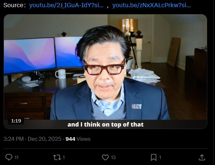 汤姆·李2026年市场预测：下跌10-15%，随后迎来强劲反弹